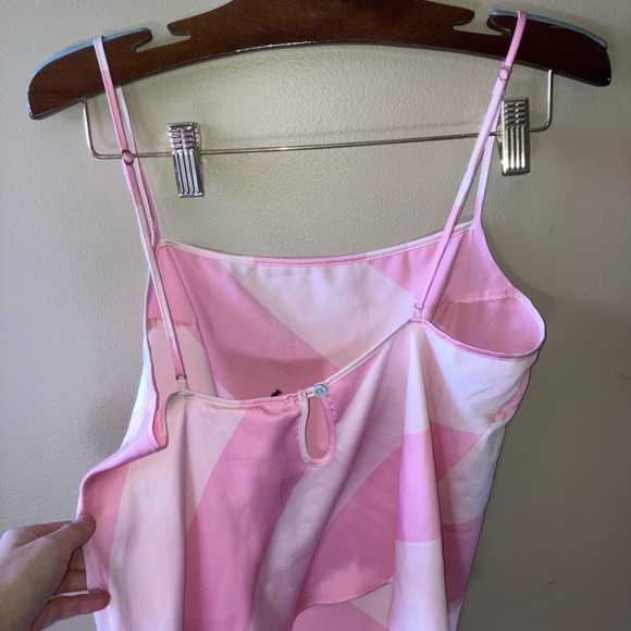 Pink Candy Cane Victoria's Secret PINK Satin Camisole - Picture 7 of 7
